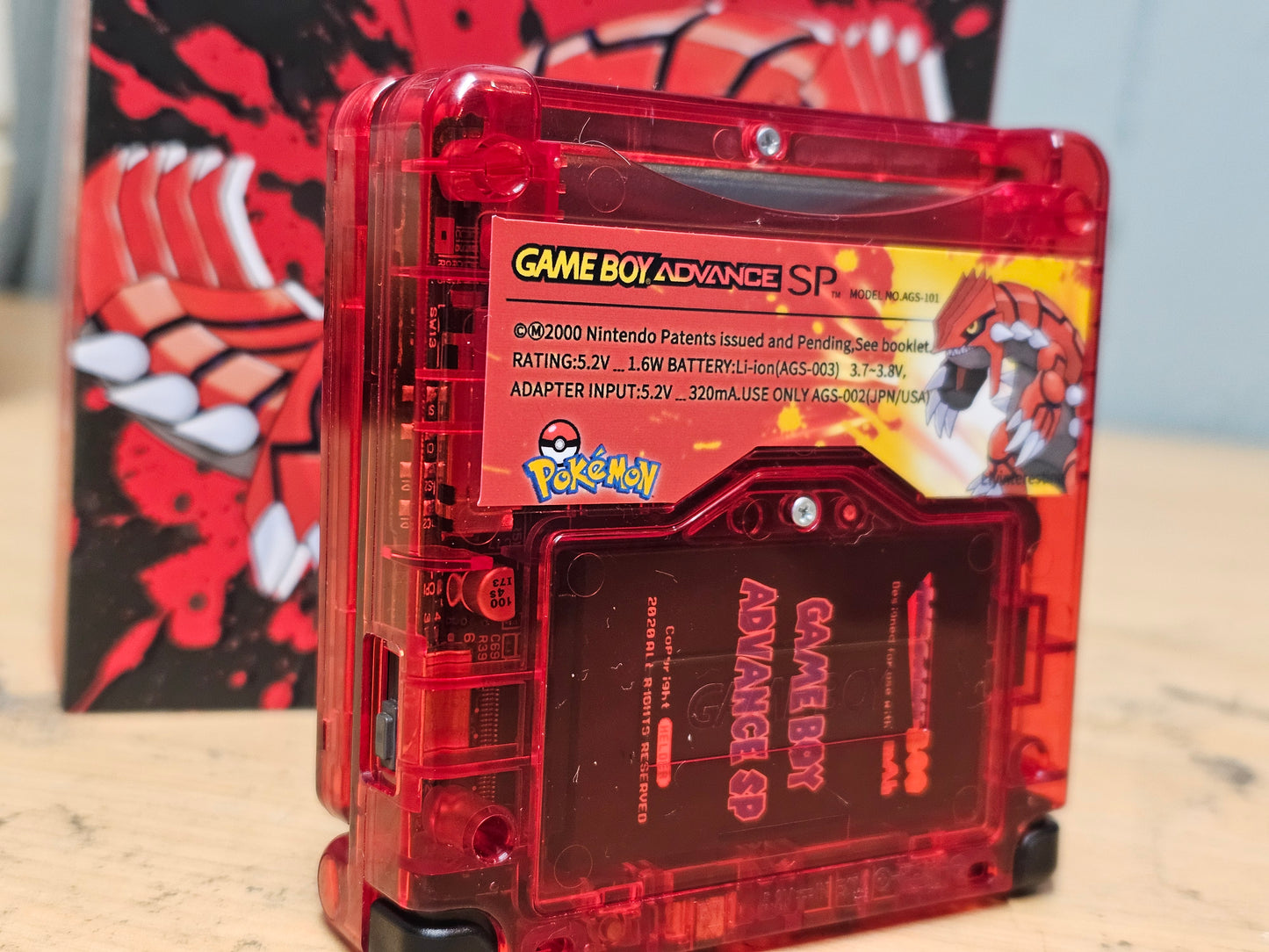 Game Boy Advance SP Prestige - Groudon